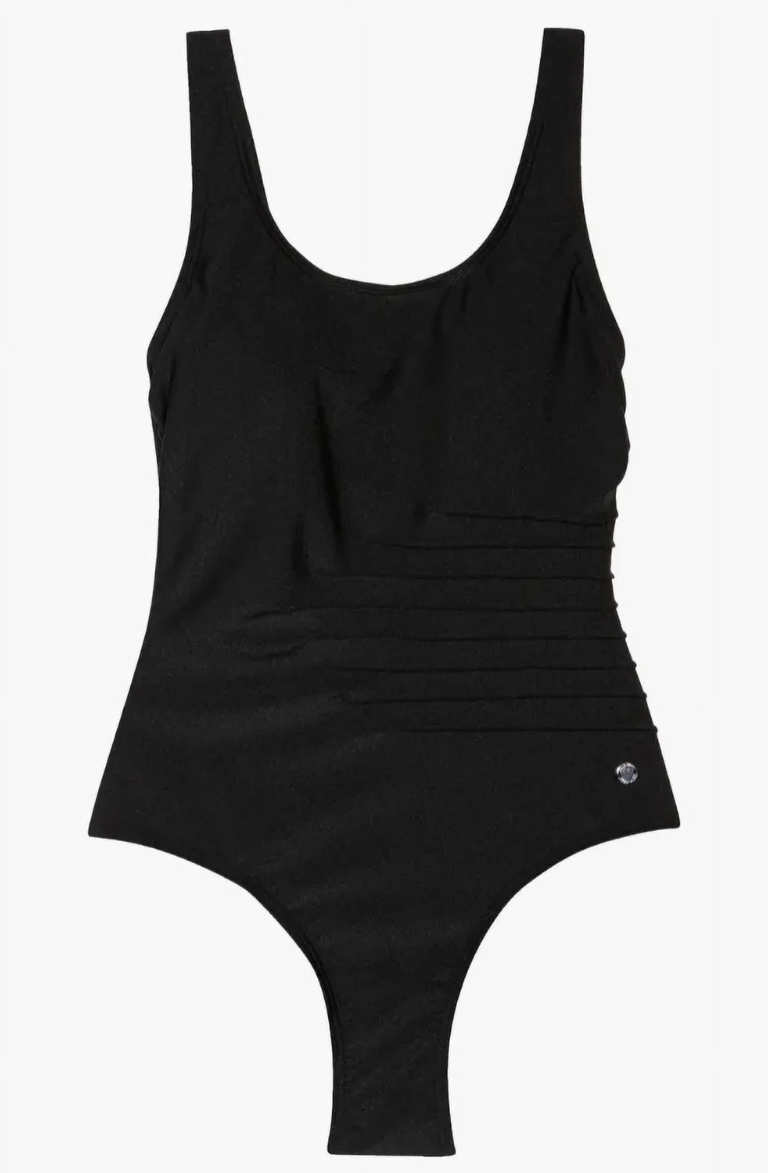 Calvin Klein - Pleated Scoop Back One-Piece Swimsuit - Size 4