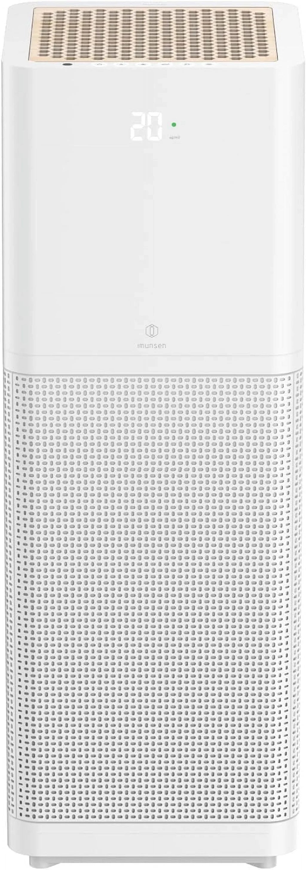 Open Box IMUNSEN M-001W True HEPA 13 Filter Air Purifier with Quiet Auto Sleep Mode,White