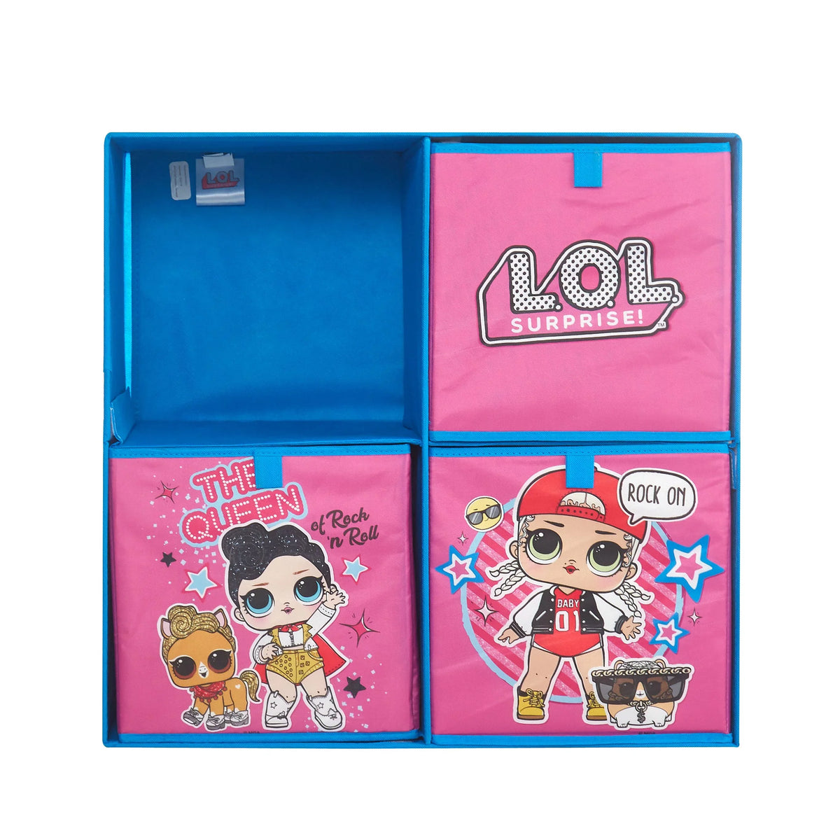 LOL Surprise Kids Storage Cubby Organizer Set