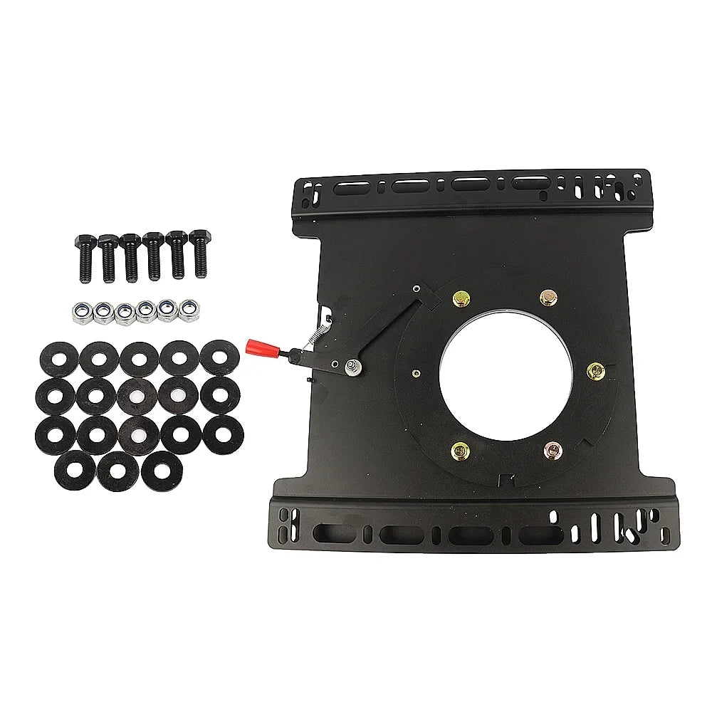 Mustrod Right Passenger Side Chair Swivel Base Replacement for 14-21 Ford Transit 150 250 350 FTP004