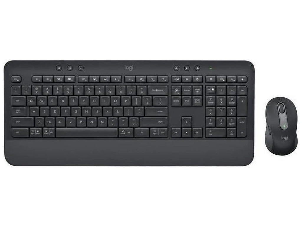 Logitech Signature MK650 Combo for Business, Wireless Mouse and Keyboard, Logi Bolt, Bluetooth, SmartWheel, Globally Certified, Windows/Mac/Chrome/Linux - Graphite