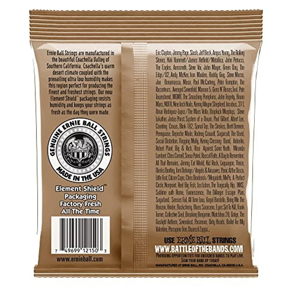 6 PACK Ernie Ball P02150 Earthwood Extra Light Phosphor Bronze Acoustic String Set, .010 - .050