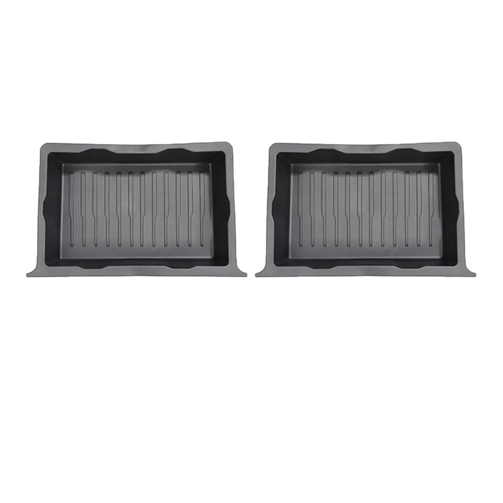 Under Chair Storage Box Underseat Hidden Storage Tray for 2pcs