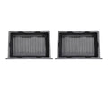 Under Chair Storage Box Underseat Hidden Storage Tray for 2pcs