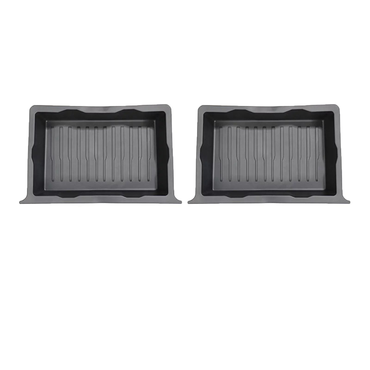 Under Chair Storage Box Underseat Hidden Storage Tray for 2pcs