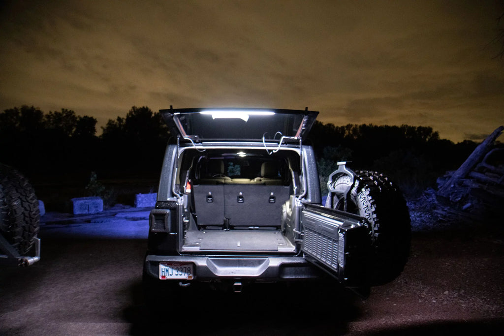 Brawlee Silicone RGB Interior Bluetooth Light Bar with Remote By Done Right LED . Fits All Jeep Wranglers Hardtop Models of CJ, TJ, LJ, JK, JKU, JL,JLU from 1987 -2023.