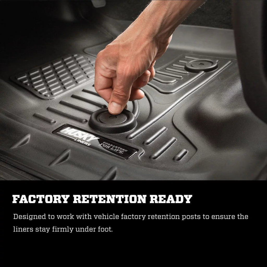 Husky by RealTruck Weatherbeater Front Cushion & 2nd Row Floor Mats for Subaru Forester, Specific, HL-95891