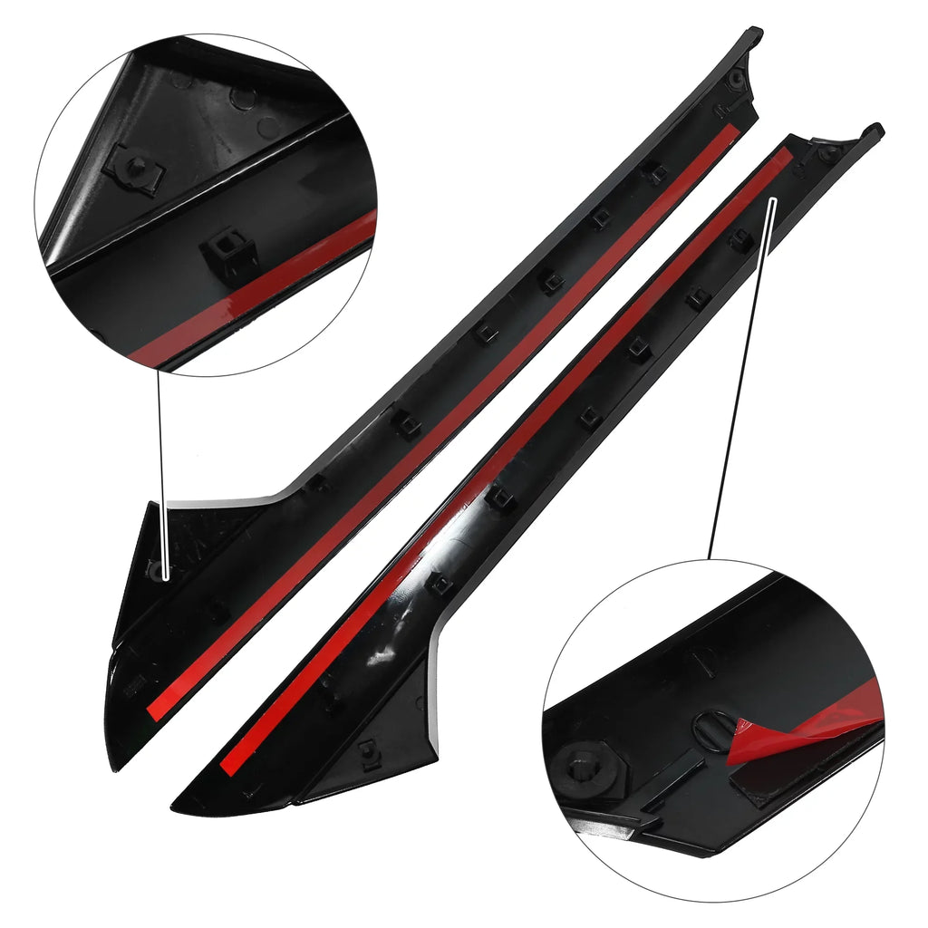 Front Windshield Outer Pillar Trim Molding Driver Passenger Side BB5Z-7803145-AA BB5Z-7803137-AB for Ford Explorer 11-19