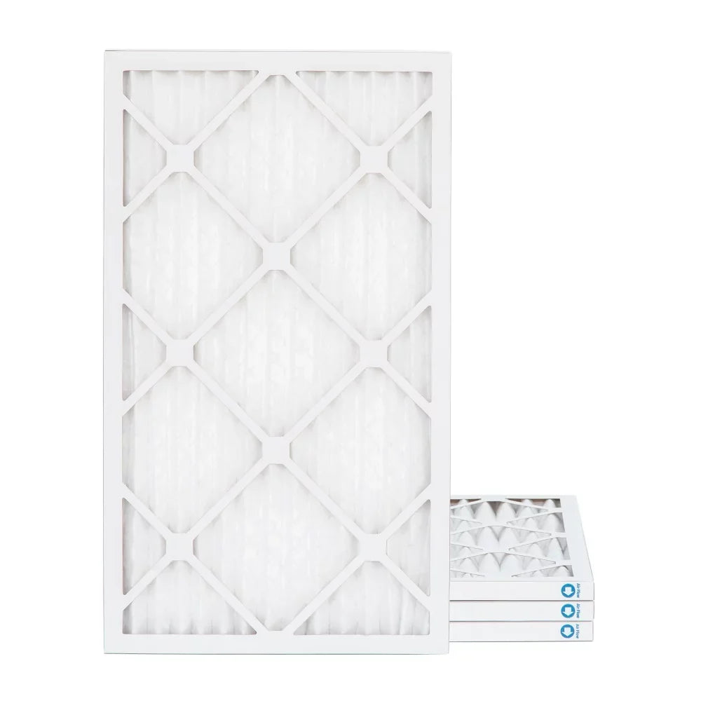 10x24x1 MERV 11 ( MPR 1000, FPR 7-8 ) Pleated 1" Air Filters for AC and Furnace. 4 PACK. Exact Size: 9-1/2 x 23-1/2 x 3/4