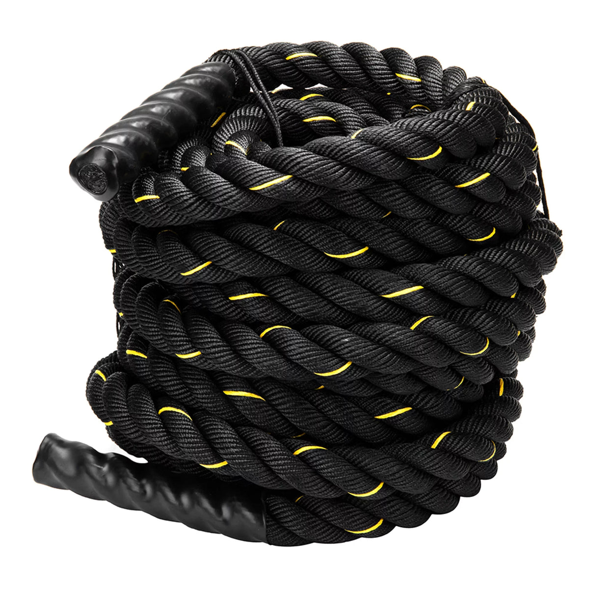 NK 1.5'' width 49.2ft Length, Heavy Training Undulation Rope: Polydac Strength & Conditioning Heavy Gym Battle Ropes - Cardio, Cross Training, Weight Training &