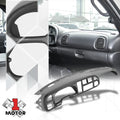 Grey Dash Board Cap Cover Bezel Overlay+Instrument Bezel Kit for 98-02 Dodge Ram Fits select: 1998-2001 DODGE RAM 1500, 1998-2002 DODGE RAM 2500