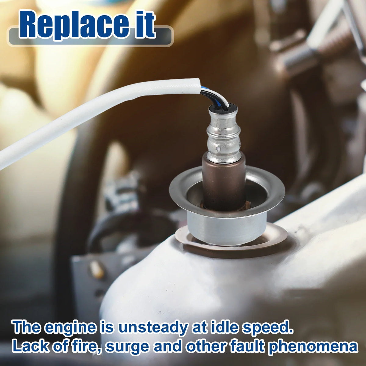 Unique Bargains Car Air Fuel Ratio Oxygen Sensor for Honda Civic DX EX EX-L LX LX-S 1.8L L4 - Gas 2009-2011