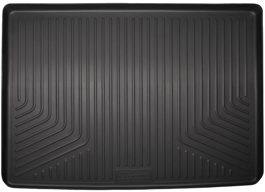 Husky by RealTruck - 28221 Compatible with 2015-19 Cadillac Escalade ESV, 2015-19 Chevrolet Suburban, 2015-19 GMC Yukon XL Cargo Liner Behind 3rd Saddle Black