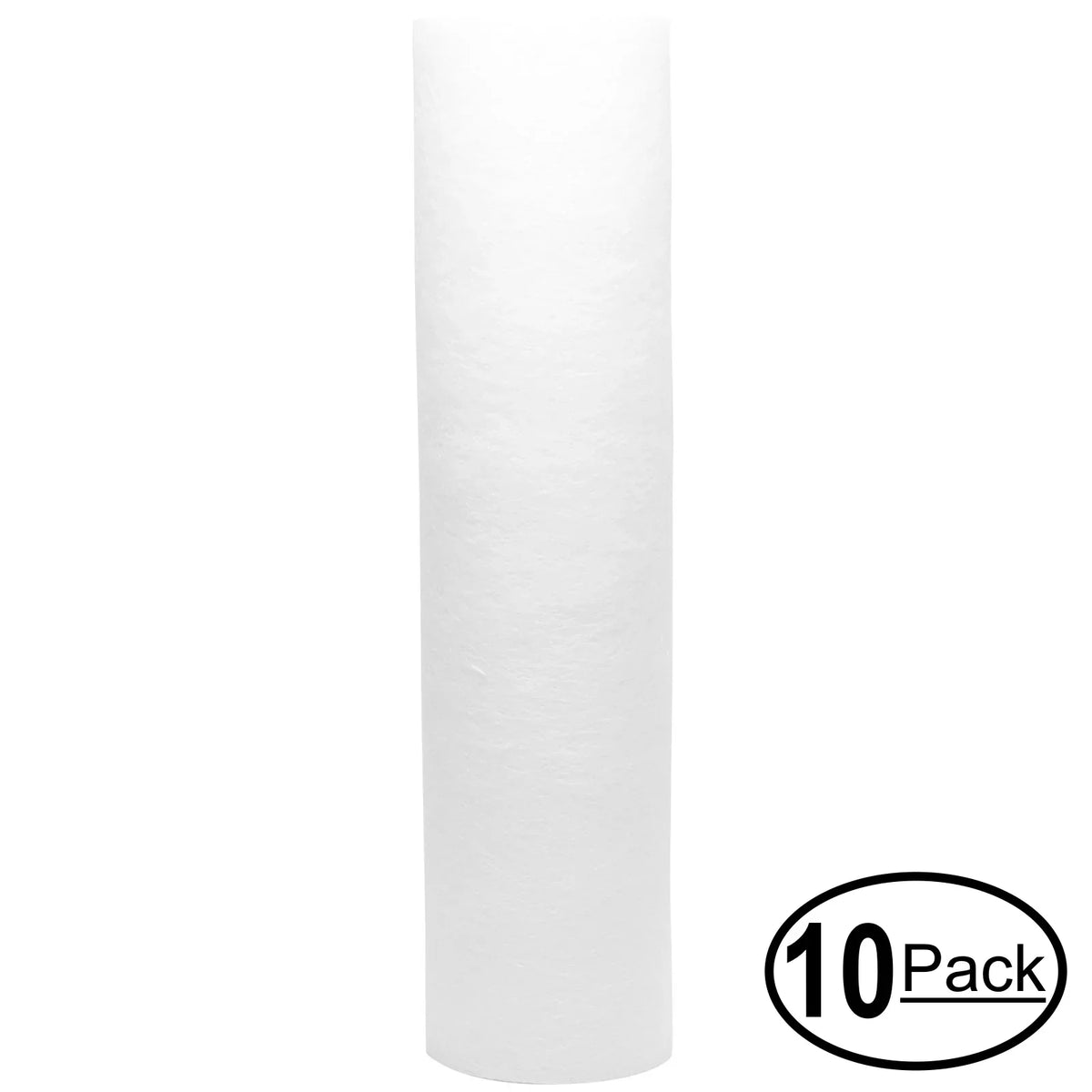10-Pack Replacement for AMI FA-310BB-5CC Polypropylene Sediment Filter - Universal 10-inch 5-Micron Cartridge for AMI 10" 1 Sediment & 2 Carbon Filter System - Denali Pure Brand