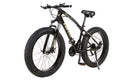 26" 21 Speed 4.0 Fat Tire Mountain Bicycle Snow Bicycle Grass Sand Fatbike Black