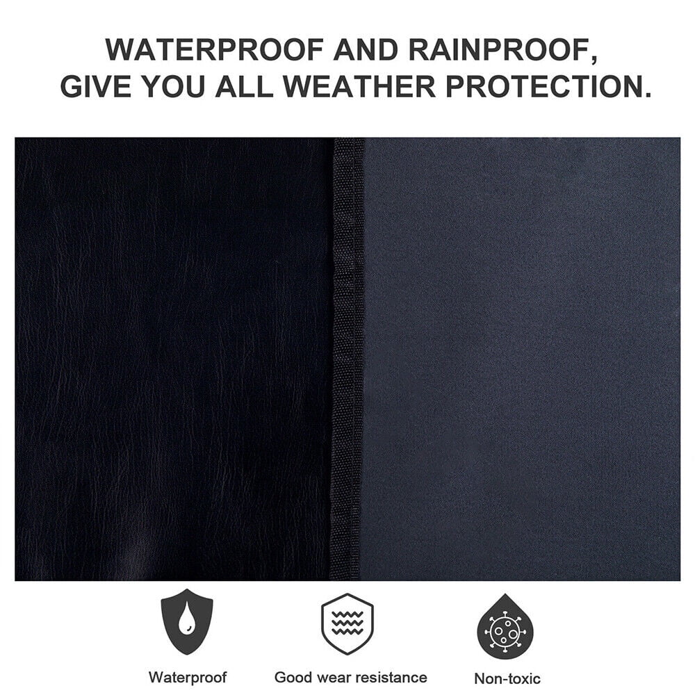 JLLOM Durable Leather Top Sunshade Protection for Jeep Wrangler JK JKU 07-18 - Effortless Installation, Superior Sun Protection