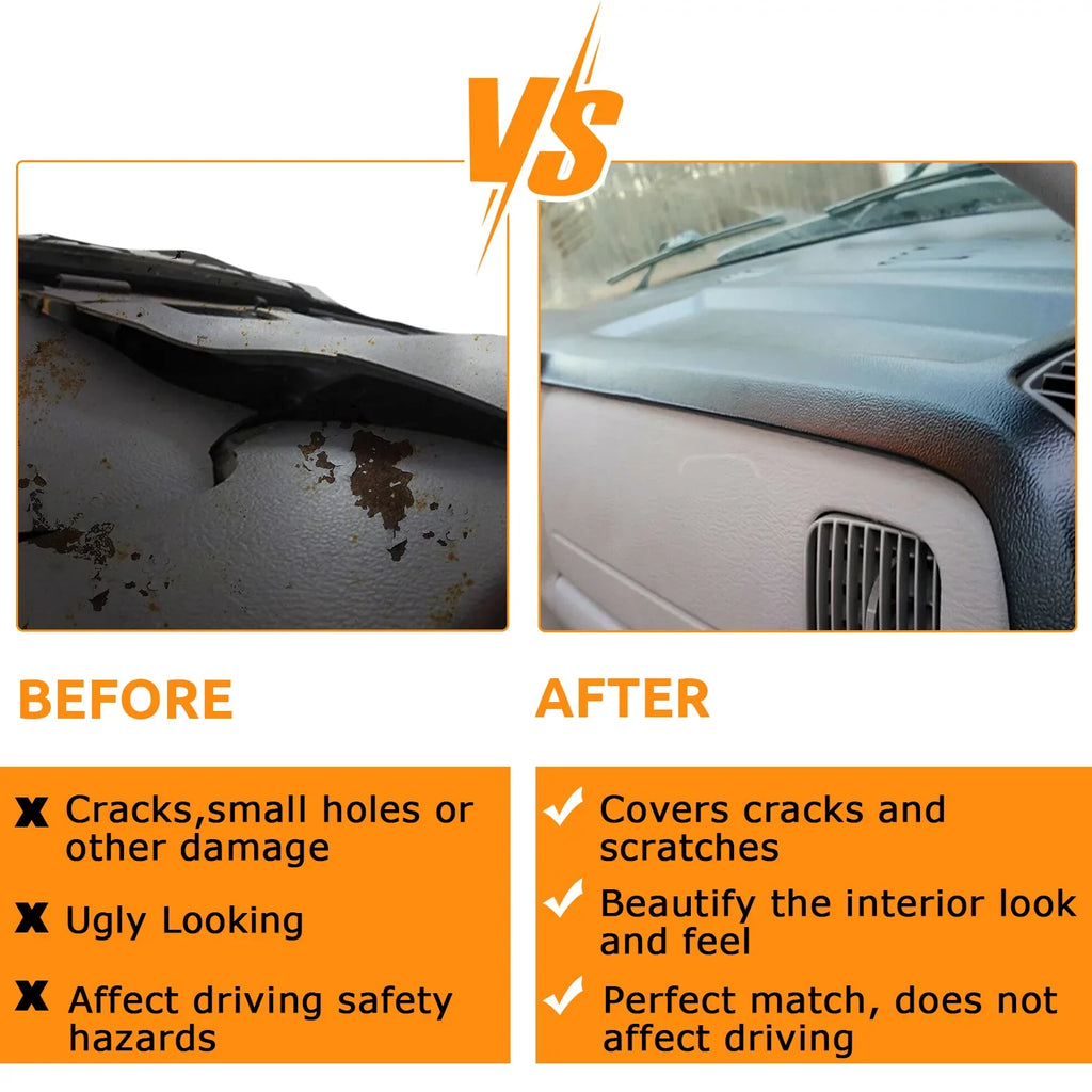 Kojem Dashboard Cover for 2002 2003 2004 2005 Dodge Ram 1500 2500 3500 Molded Dash Pad Board Cover Skin Cap Protector Overlay Black