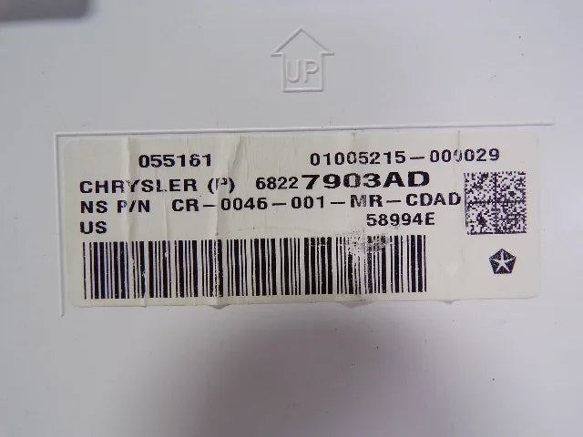 Pre-Owned 17 Chrysler Pacifica Speedometer Speedo Cluster 45k Miles OEM LKQ (Good)