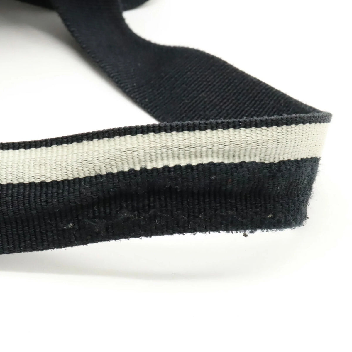 Pre-Owned CHANEL Chanel Old Travel Line Rucksack Backpack Daypack Nylon Jacquard Black (Good)