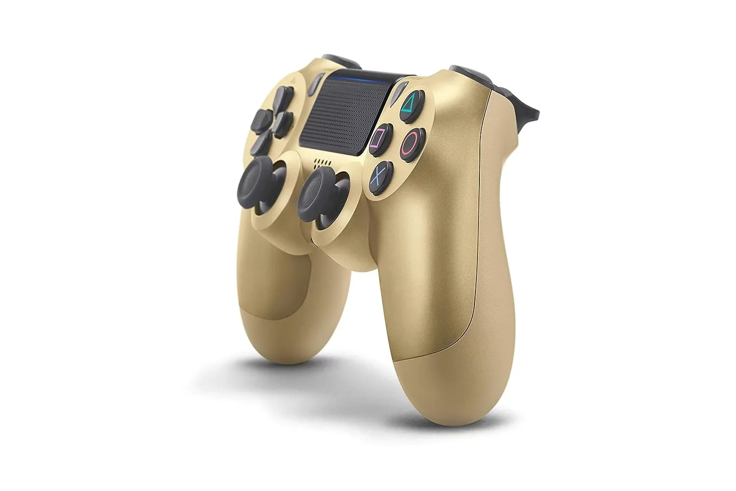 PlayStation 4 Wireless 2 Controller Bundle - Gold DualShock - Like New With Earbuds BOLT AXTION