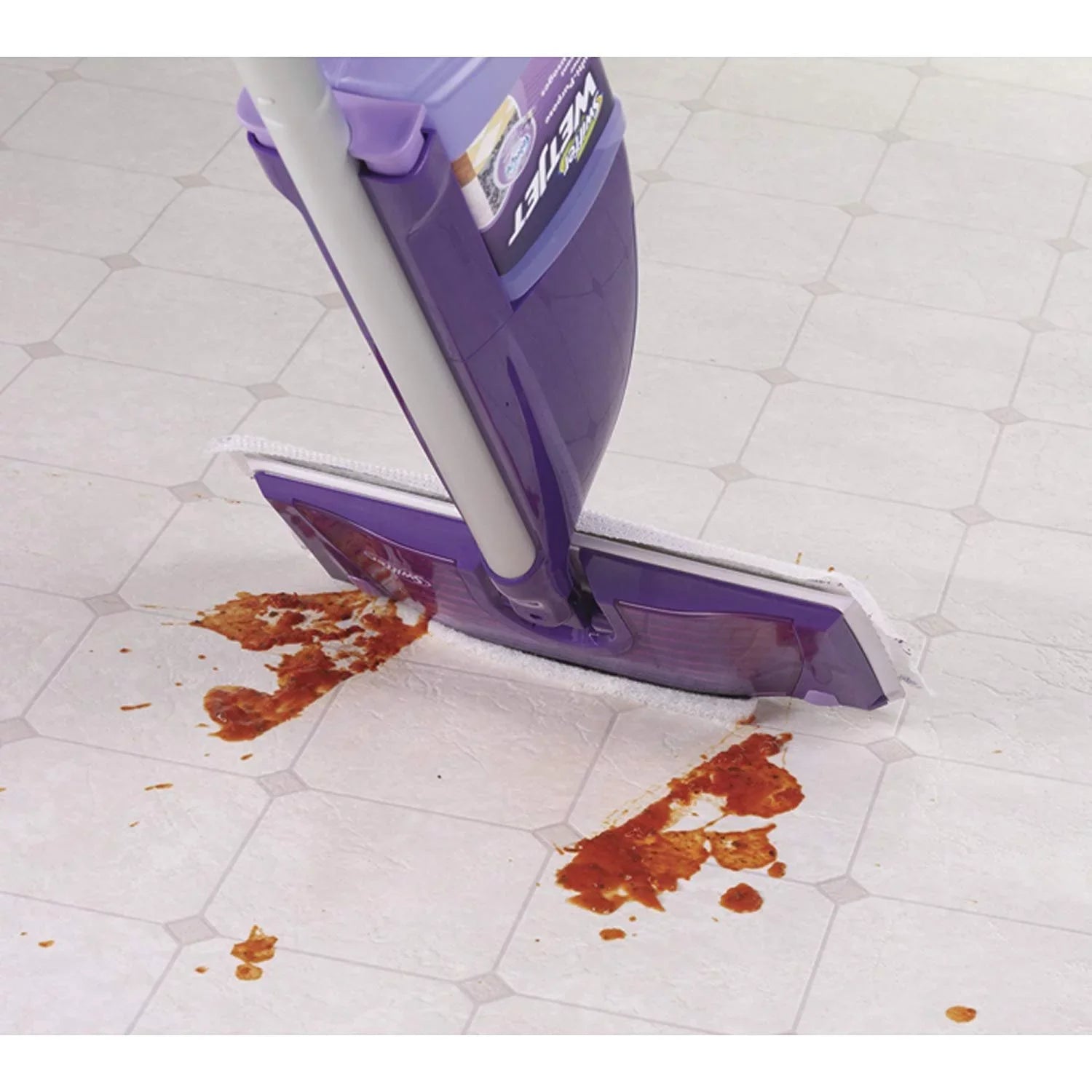 Swiffer WetJet Multi-Purpose Floor Cleaner Solution Refill Open Window Fresh Scent 1.25L, Pack of 6