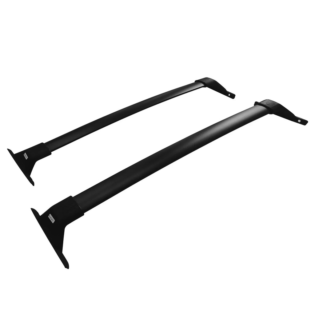 Ikon Motorsports Roof Rack Compatible With 2018-2024 Ford Expedition & Lincoln Navigator Black Top Roof Rack Cross Bar Cargo Luggage Carrier Aluminum 6PCS