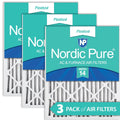 Nordic Pure 24x30x2 Pleated MERV 14 Air Filters 3 Pack